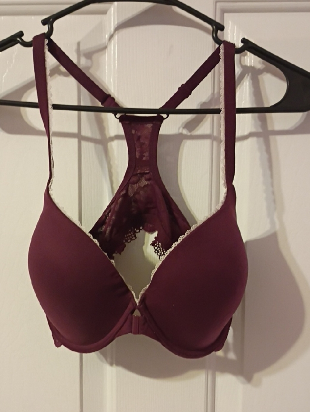 Victoria's Secret Plum Racerback Push-Up Bra